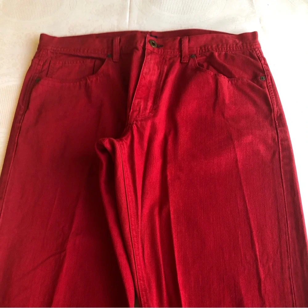 Sean John Clayton Slim Straight Red Jeans Denim Pants Men’s Size W36/L32 Casual